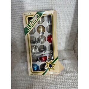 Vintage Unisex Pyramid Glass Ball Ornaments OS Multicolor‎